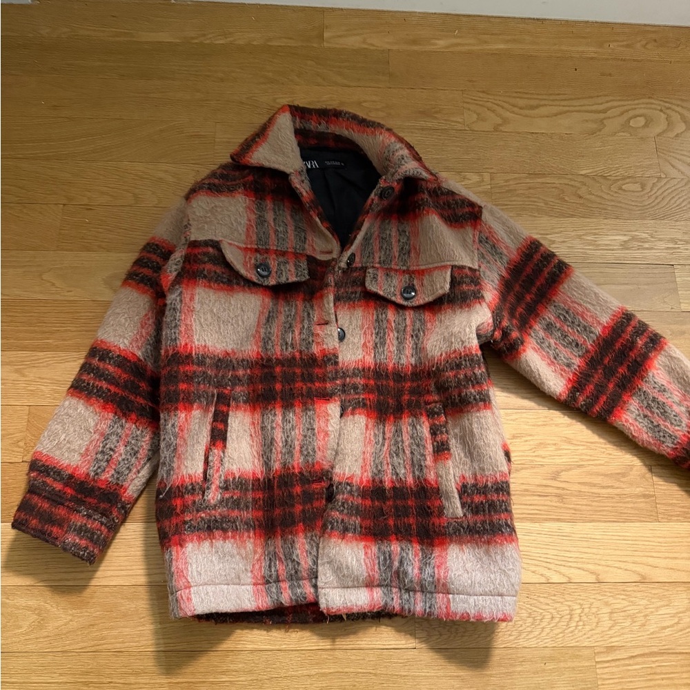 Plaid Wool Jacket